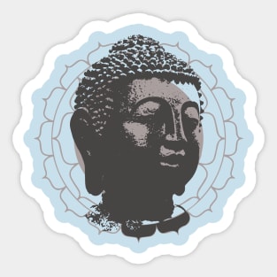 Buddha Head Yantra Sticker